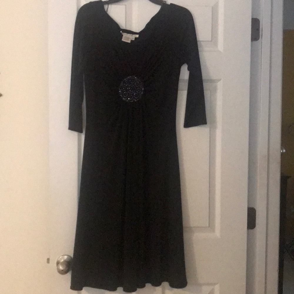 Silky Little Black Dress